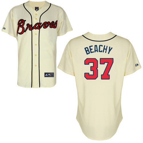Brandon Beachy #37 mlb Jersey-Atlanta Braves Women's Authentic Alternate 2 Cool Base Baseball Jersey
